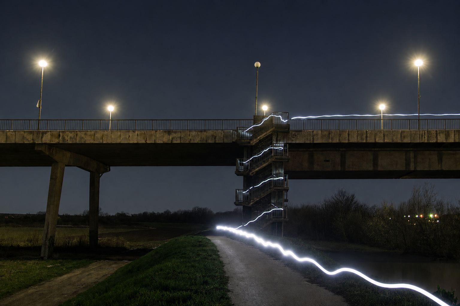 Trails of light preview